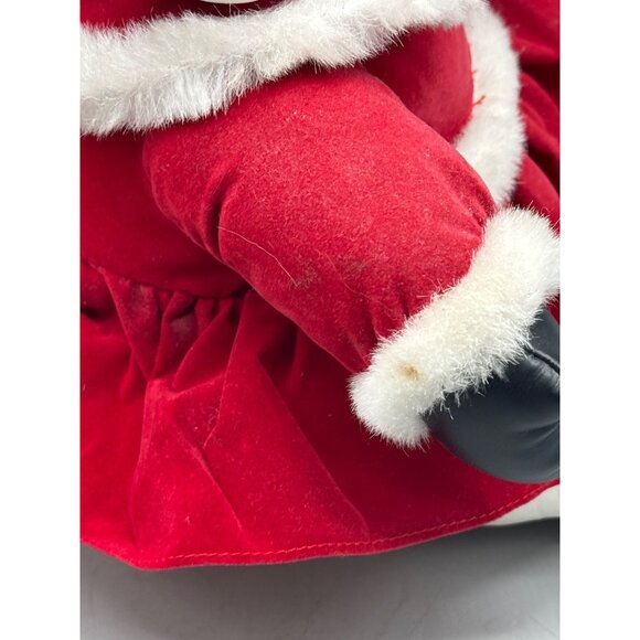Vintage 14" Main Joy LTD Sitting Plush Mrs Santa Claus Used READ - Picture 5 of 16